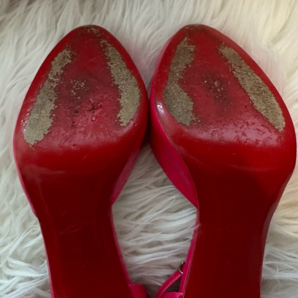 Christian Louboutin Peep-Toe Heels - Picture 7 of 13